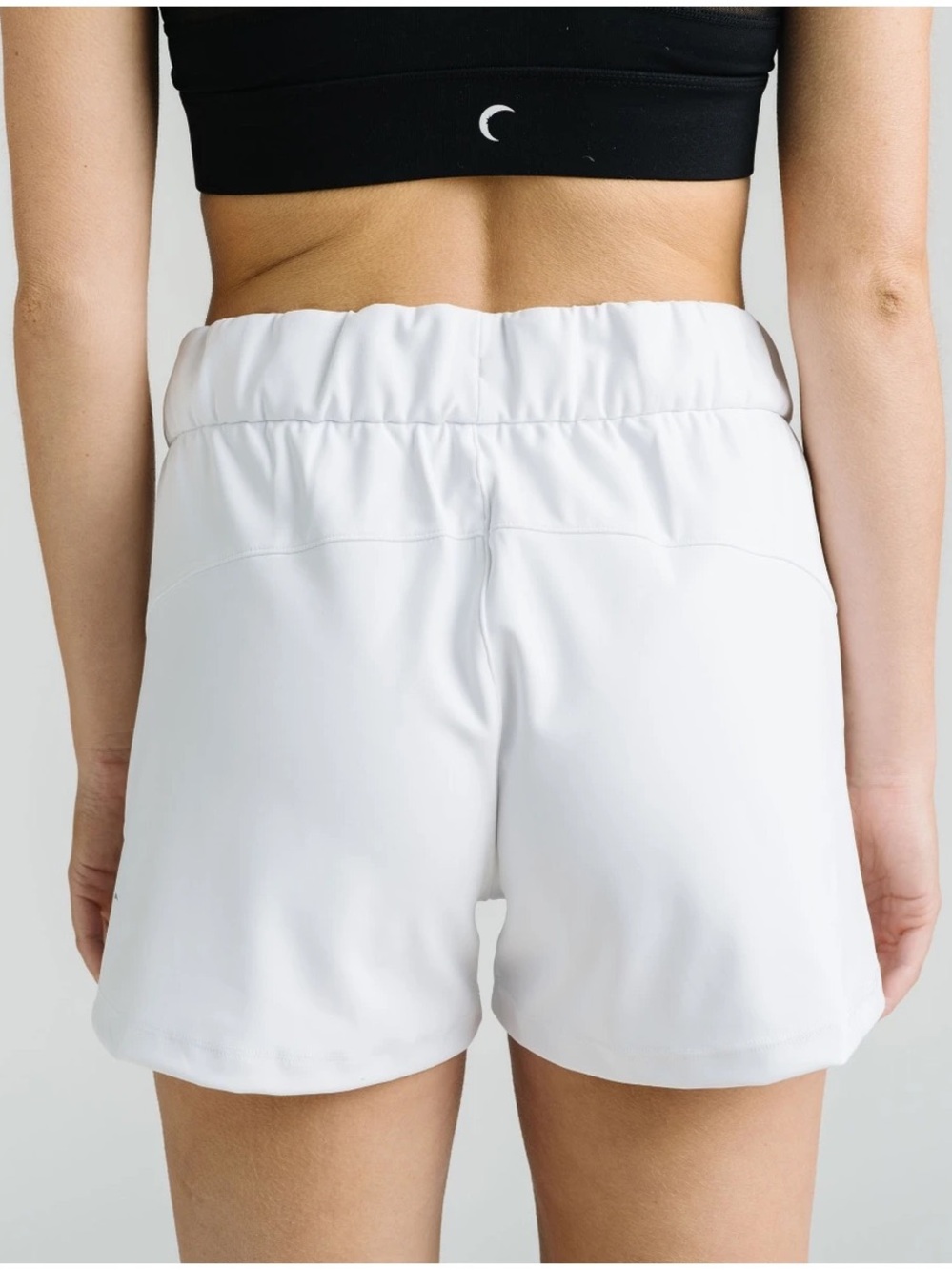 Women's White Club Shorts - Picture 3 of 7